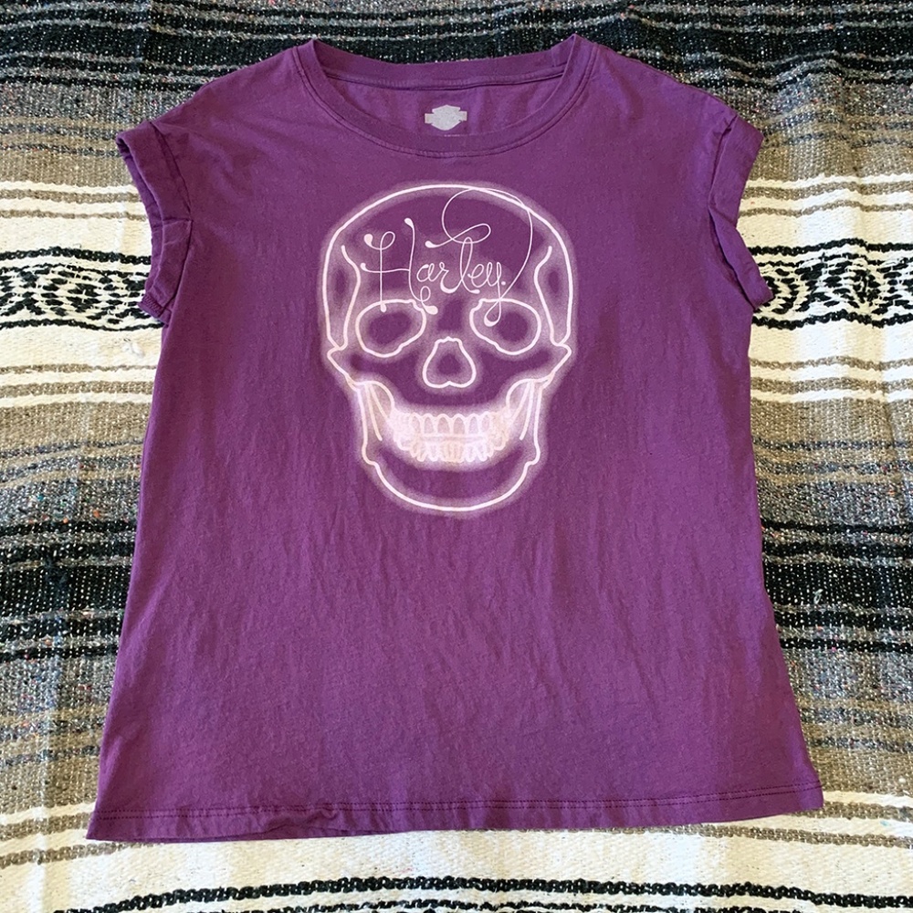 Harley-Davidson Womens Skull Tee